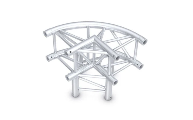 Showtec Truss Circle Corner 3-way 90° - Pro-30 Square F Truss