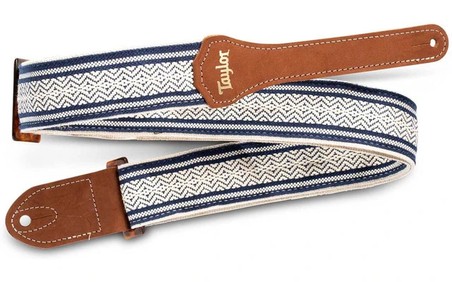 Taylor Guitars 2' Academy Jacquard Cotton White-Blue
