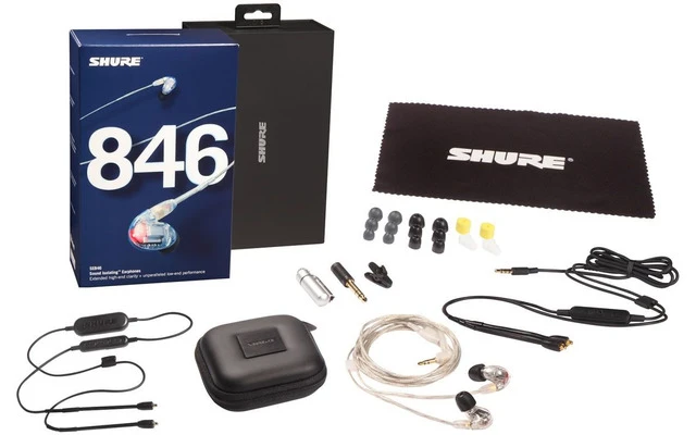 Shure SE 846 Transparente + BT1 - Bluetooth