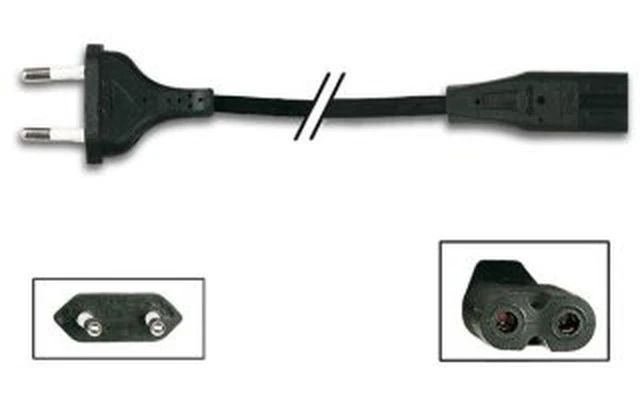 Cable de alimentación L=2m Negro