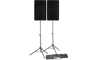 2x RCF ART 915-A + Soportes de trípode con bolsa
