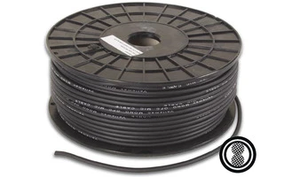 Cable OFC para micrófono estéreo - Negro