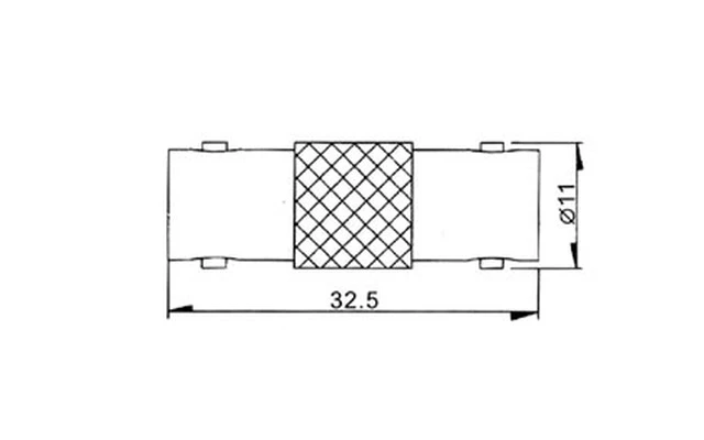 Conector BNC hembra doble