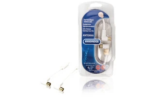 Cable de Antena Digital para Pantalla Plana 120dB 2.0 m - Bandridge BVL8402