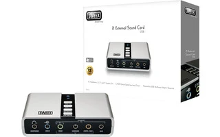 Tarjeta de sonido 7.1 externa USB