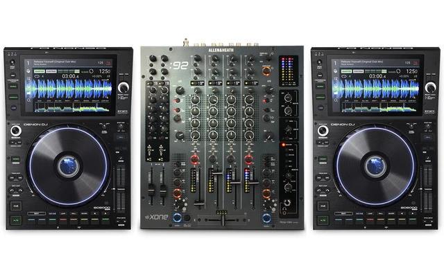 Allen & Heath XONE:92 + 2x Denon DJ SC6000