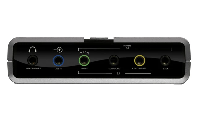 Tarjeta de sonido 7.1 externa USB