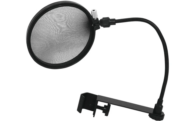 OMNITRONIC Filtro pop para micrófono, negro