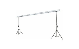 Dos soportes con estructura de metal superior