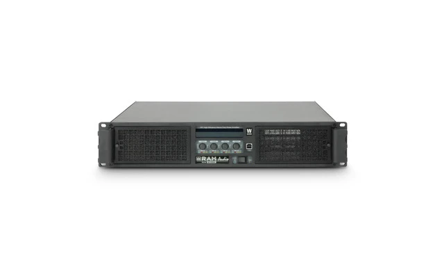 Ram Audio W 12044 DSP Amplificador de PA 4 x 2950 W 4 Ohmios con Módulo DSP