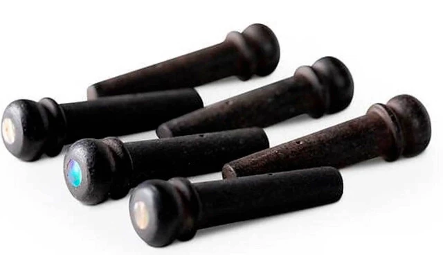 Taylor Guitars Bridge Pins Ebony W/Abalon Dots (PACK-6)