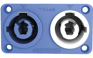 Seetronic AC3MPA02 - Conector de chasis con combinación de entrada y salida Power Pro Conector d