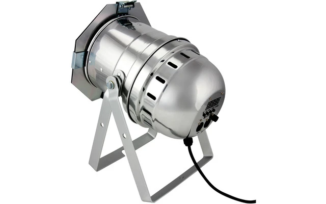 PAR 64 Cameo CAN - 18 x 3 W Color TRI LED PAR Can RGB Plata