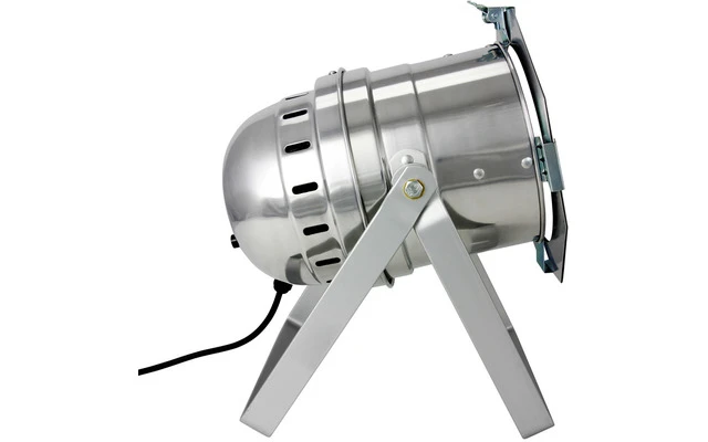 PAR 64 Cameo CAN - 18 x 3 W Color TRI LED PAR Can RGB Plata
