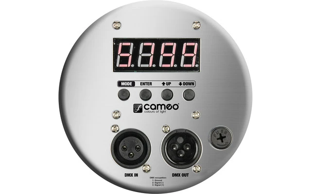 PAR 64 Cameo CAN - 18 x 3 W Color TRI LED PAR Can RGB Plata
