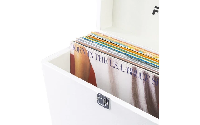 Fenton RC30 Estuche para discos de vinilo Dove White