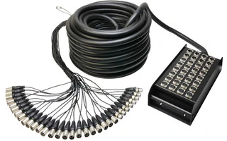 Adam Hall 32 canales Repartidor de Escenario 24/8 Metal 30 m