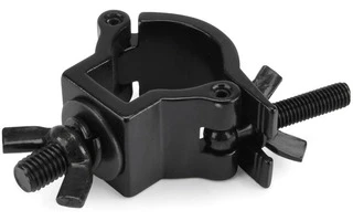Riggatec 400200970 Semiabrazadera pequeña negro hasta 75 kg (32-35 mm) de acero inoxidable