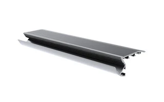 ALU-STAIR - PERFIL DE ALUMINIO PARA CINTAS DE LEDs - ESCALERA - ALUMINIO ANODIZADO - PLATEADO - 