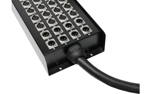 Adam Hall 32 canales Repartidor de Escenario 24/8 Metal 30 m