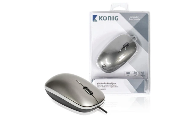 Ratón para escritorio de tres botones