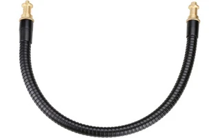Adam Hall Accessories SS 020 - Flexo de 48 cm con pernos adaptadores de 1/4" y 3/8"