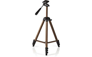 Trípode - Panorámica e Inclinación - Hasta 2 kg - 130 cm - Negro/plata - Nedis TPOD2100BZ