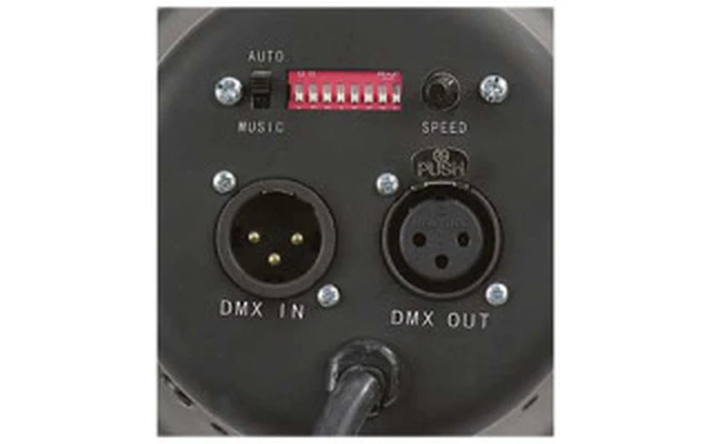 Imagenes de Foco LED PAR 36 Pinspot - Negro