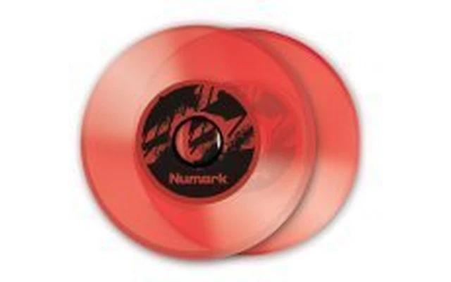 Numark 7-INCH COLOR VINYL FIRE RED (Pareja)