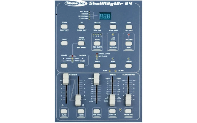Consola DMX 24 canales Showmaster 24