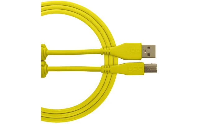 UDG Cable USB 2.0 A-B - Recto - Amarillo - 1 Metro