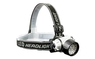 Linterna frontal con 23 LEDs blancos ultraluminosos