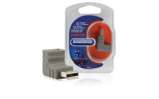 Adaptador USB 2.0 en ángulo de 270° - Bandridge BCP466