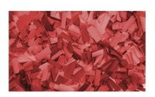 Showtec Recarga Confeti rectangular 55x17mm Rojo