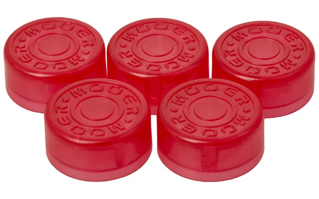 MOOER Red Footswitch TOPPER,5 Pcs Per Bag