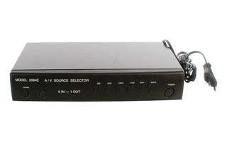 Conmutador Audio/Vídeo de 6 vías