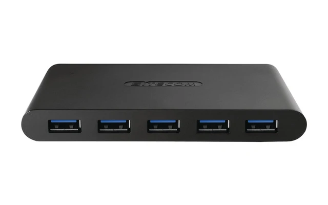 Hub 7-Port USB 3.0 Motorizado Negro - Sitecom CN-084