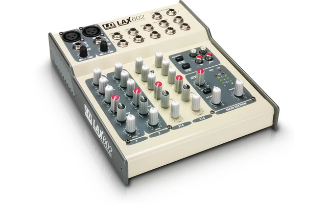 LD Systems LAX 602 - Mesa de Mezclas 6 Canales con retorno AUX