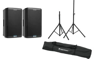 2x ALTO TS412 + Conjunto trípode altavoz con funda
