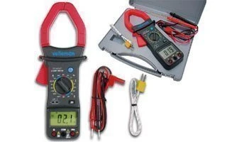 Pinza Amperimétrica Digital con Sonda de Temp
