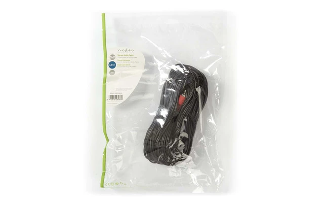 Cable de Audio Estéreo - Macho de 3,5 mm - 2x RCA Macho - 20 metros