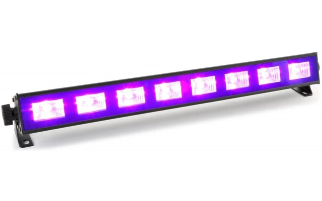 Beamz BUV93 - Barra LED 8x3W UV