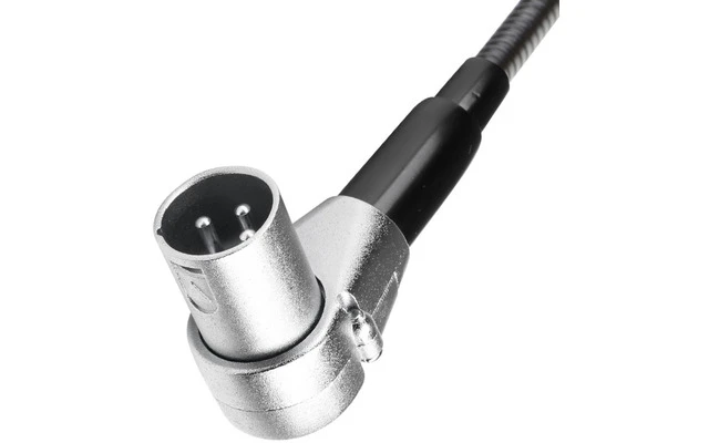 Adam Hall Stands SLED 1 ULTRAXLR 3 AC - Lámpara flexo con XLR de 3 pines y 4 LED COB y selección