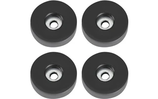 Adam Hall Hardware 4906 M4 AH Bolsa de 4 pies de goma 38 x 10 mm