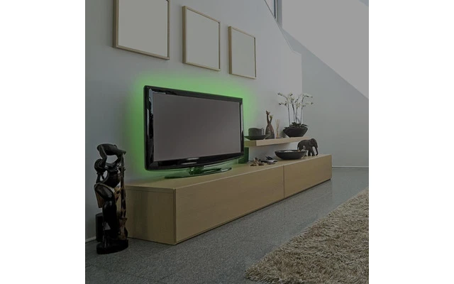Tiras de Luz LED Ambiental para Televisor - RGB - Reduce la Fatiga Ocular - Atenuable - USB - Ne