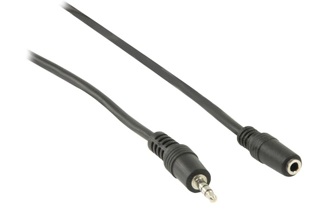 Cable de audio estéreo 3.5mm macho - 3.5 mm hembra de 2.50m