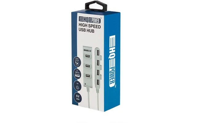 HUB USB 2.0 alta velocidad - 7 puertos