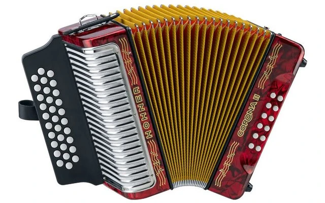 Hohner Corona II Gcf, Rojo