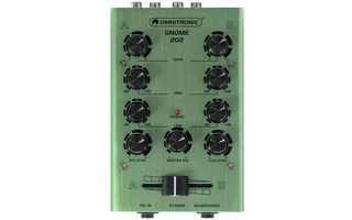 Omnitronic Gnome 202 Mini Mixer green