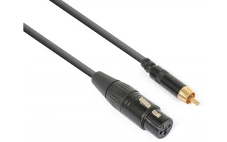 Cable convertidor XLR Hembra a RCA Macho